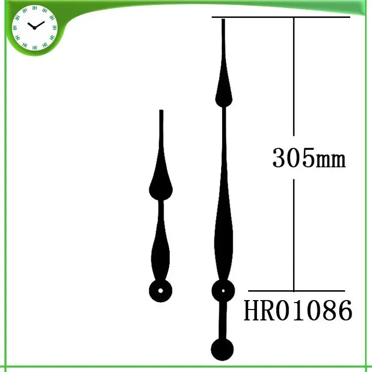 High Torque Quartz Wall Clock Movement Silent DIY Clock Mechanism 30cm Long Metal Clock Needle Large Torque Movement Parts Peaceful Pleasures Health and Wellness