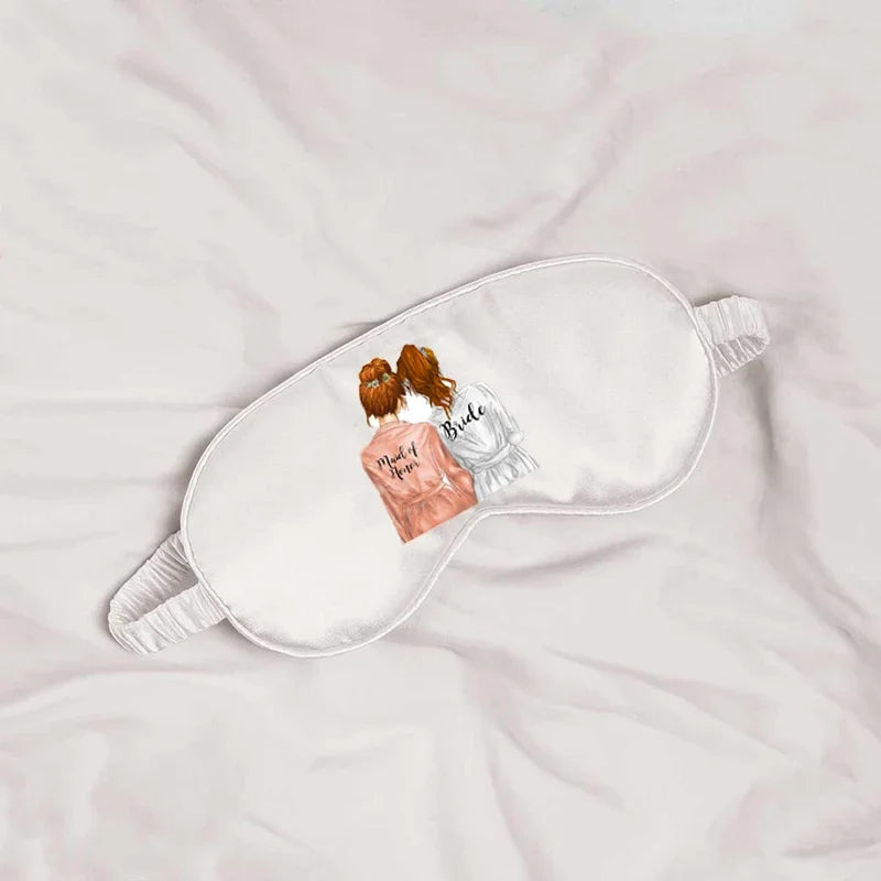 Bridesmaid & Maid of Honor Cosmetic Survival Bag Mirror Gift