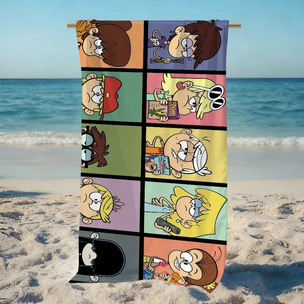 Anime Microfiber Beach Towel – Quick-Dry, Soft, Multi-Size Microfiber Beach Towel Peaceful Pleasures Health and Wellness