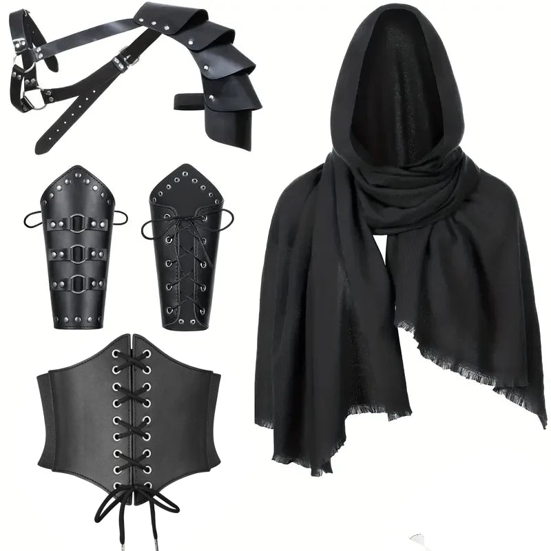 Sets Medieval Knight Renaissance Accessories Fashionable PU Leather