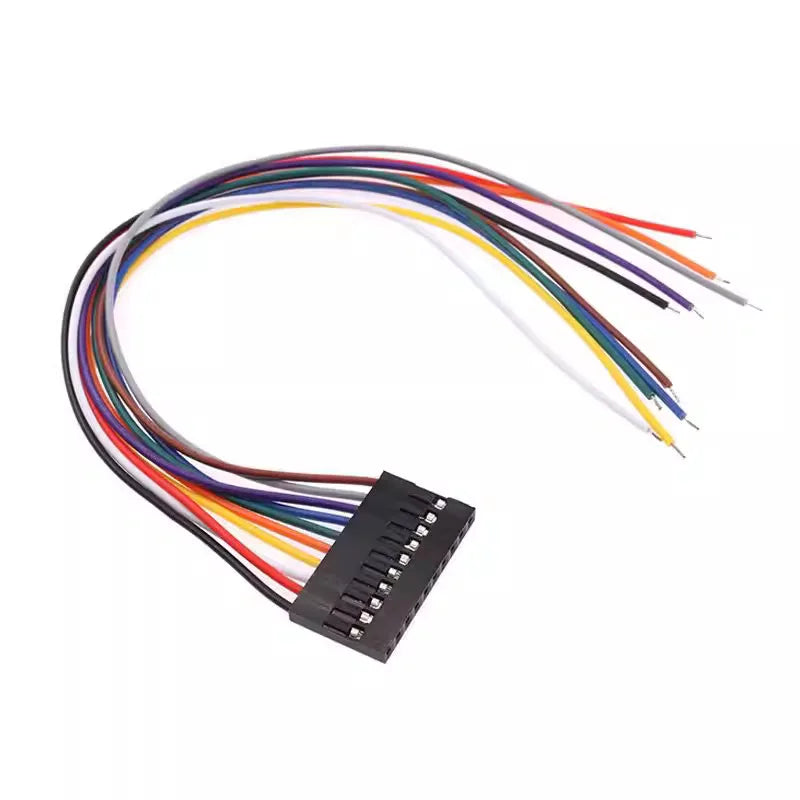 10PCS 20CM Single Head Dupont Line Dupont Connector Plug with Cable Jumper Wire 2.54MM PITCH 2/3/4/5/6/7/8/9/10 PIN 2P/3P/4P/5P Peaceful Pleasures Health and Wellness