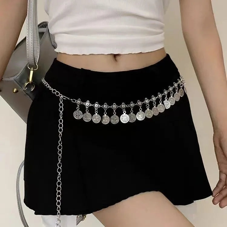 Retro Butterfly Metal Waist Chain Belt for Women | Summer Fashion