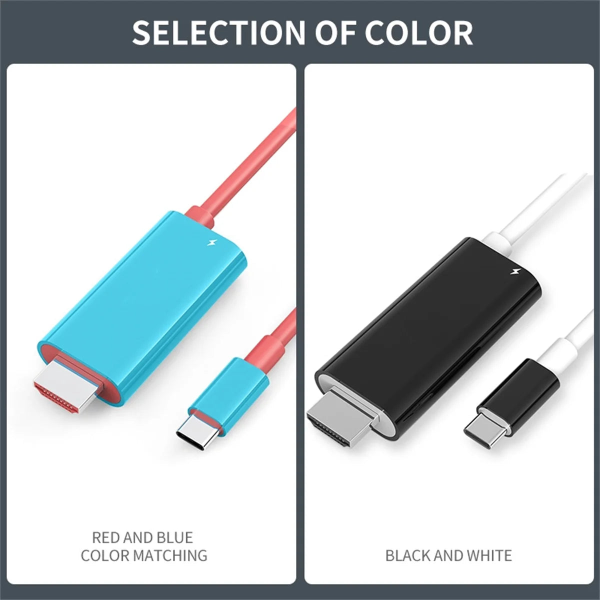 USB-C to HDMI Cable 4K 1080P + 100W PD | SteamDeck & Laptop