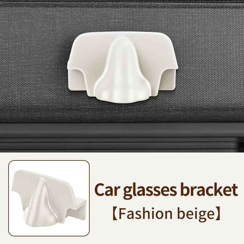 Car Sun Visor Sunglasses Clip Holder & Eyeglasses Organizer