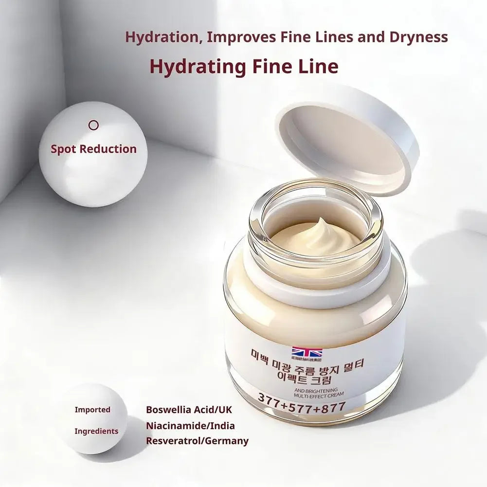 15gx4pcs 377 577 877 Nicotinamide Face Cream Whitening and Spot-Removing Dark Corrector Freckle Remove Multi-effect Cream Peaceful Pleasures Health and Wellness
