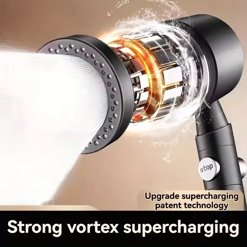 5-Mode Handheld Shower Head | High Pressure & Water Saving