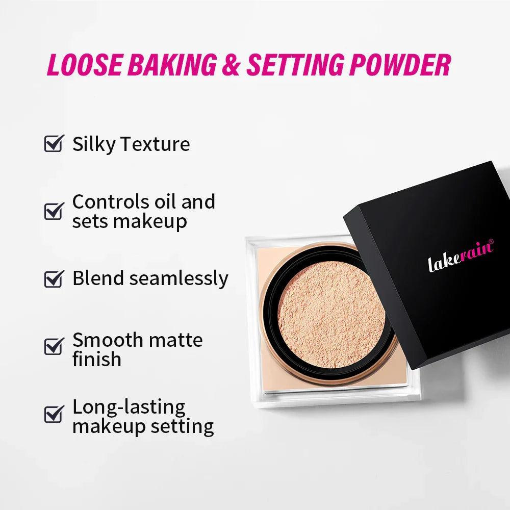 Loose Baking Setting Powder – Matte, Oil Control & Brightening Loose Setting Powder Oasis Select
