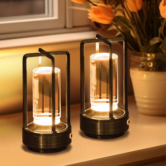 GGbingo Cordless Led Table Lamp Desk Lamps Outdoor Camping Atmosphere Light Restaurant Creative Beside Night Lights Peaceful Pleasures Health and Wellness
