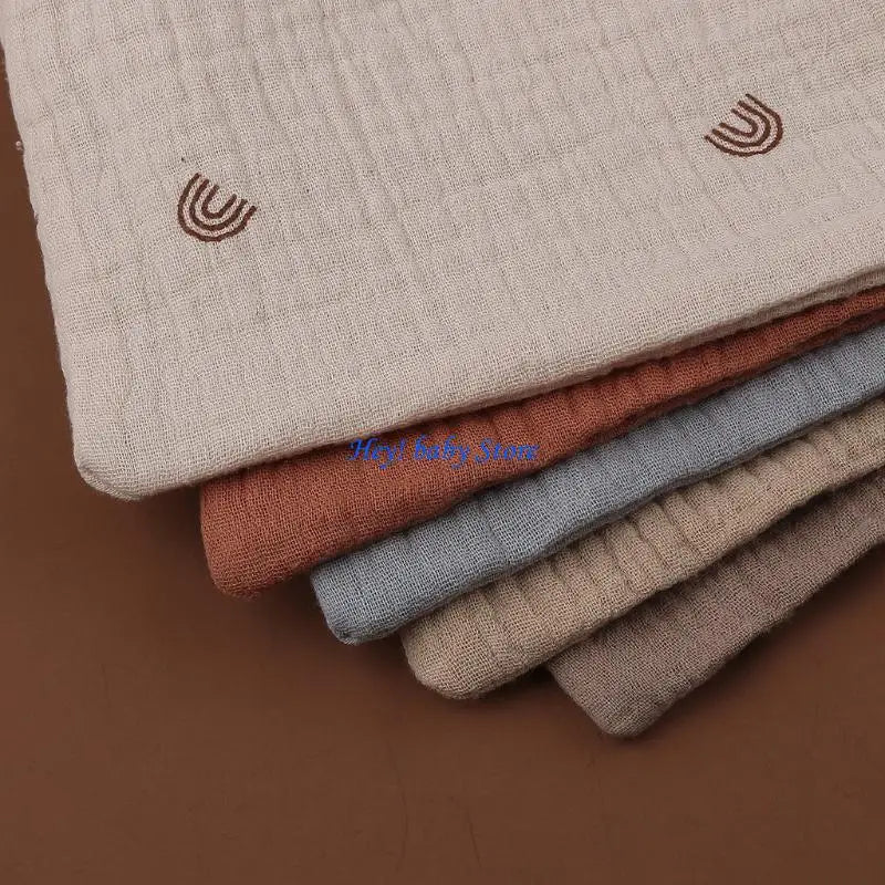 Baby Cotton Burp Bibs Washable Towel Set – 5 Pcs | Soft