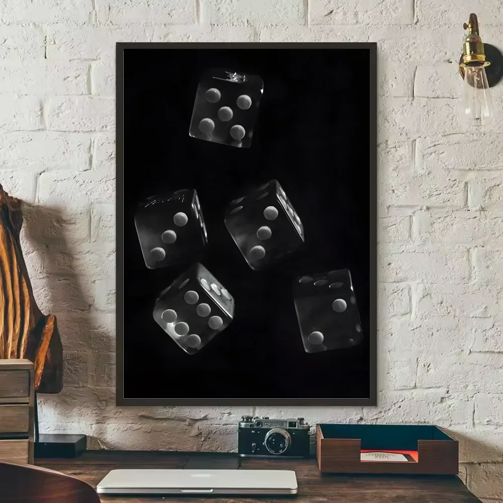 Black & White Abstract Canvas Wall Art Print | Modern Decor