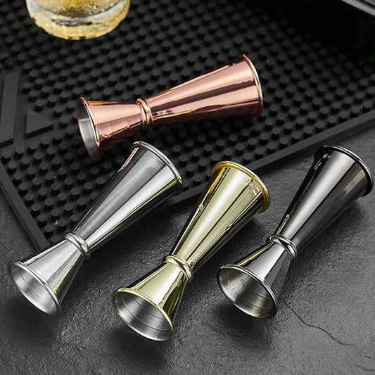 Dual Shot Stainless Steel Cocktail Jigger | 1oz & 2oz Bar Measure Cocktail Jigger Oasis Select