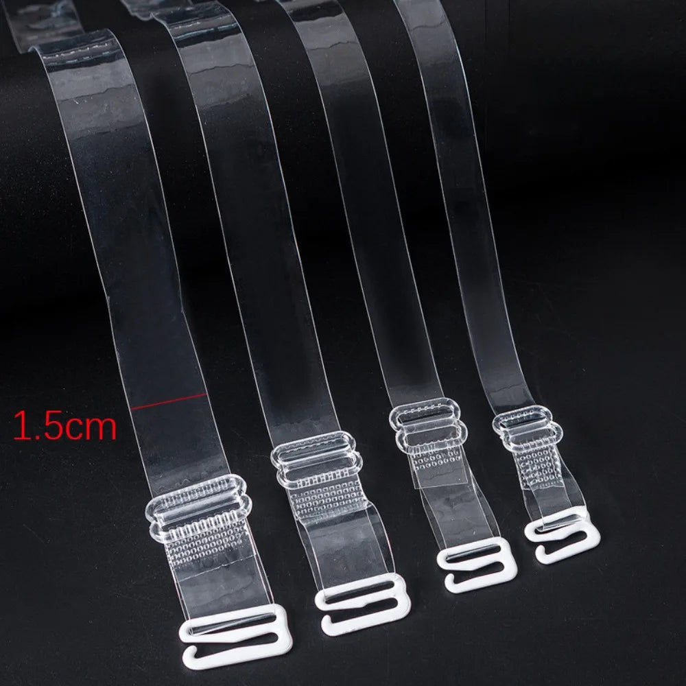 Transparent Invisible Bra Straps – Adjustable & Non-Slip
