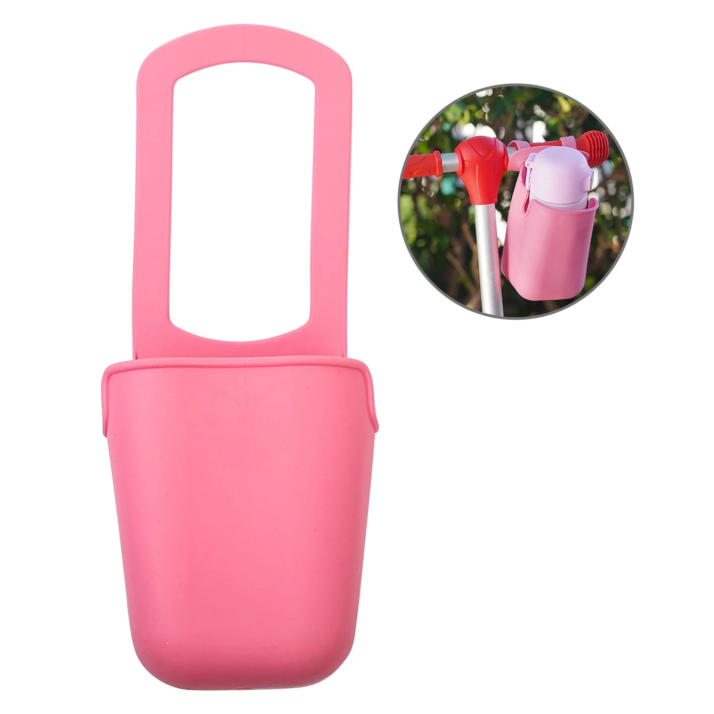 Universal Stroller Cup Holder Detachable Stroller Cup Holder for Bicycle Walker Scooter Peaceful Pleasures Health and Wellness Pink