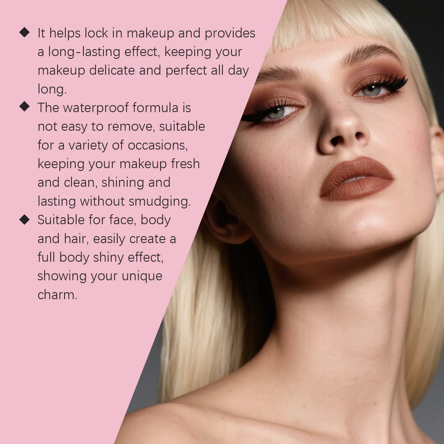 Clear Waterproof Setting Spray Moisturizing Oil Control Pore Tightening Glossy Matte Base Makeup Sweatproof Make-Up Fixer Spray Peaceful Pleasures Health and Wellness