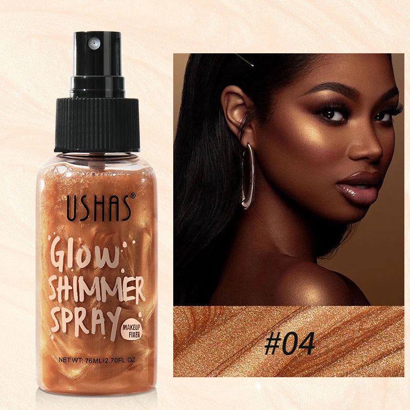 USHAS 4-Color Liquid Body Highlighter – Illuminating Contour