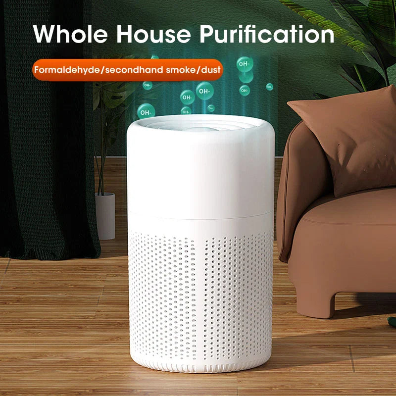 URGGU Mini Desktop Air Purifier H13 HEPA USB-C Odor Remover