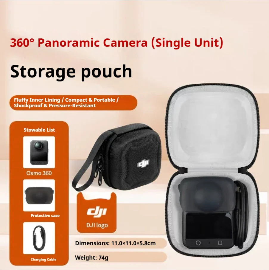 DJI Osmo 360 Mini Hard Shell Storage Bag & Camera Case