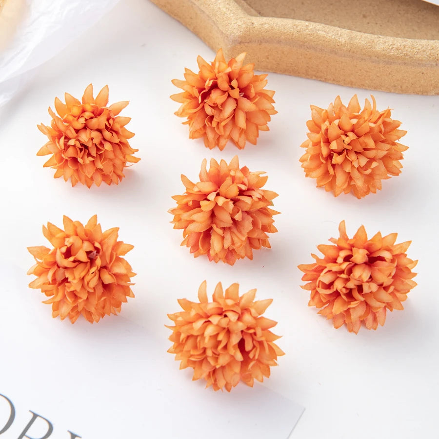50/100 Silk Carnation Flower Heads – Wedding & DIY Décor