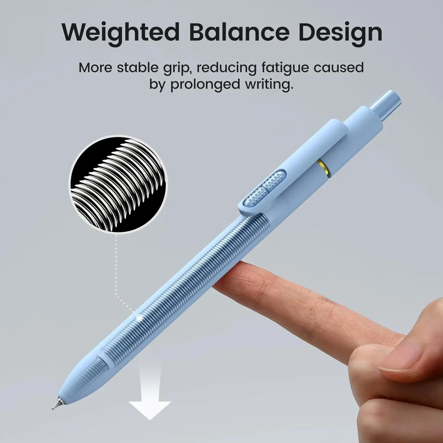 8Pcs Black Gel Pens - 0.7mm Medium Point Quick-Drying Ink, Smooth Writing Retractable Pen for Men and Women Peaceful Pleasures Health and Wellness