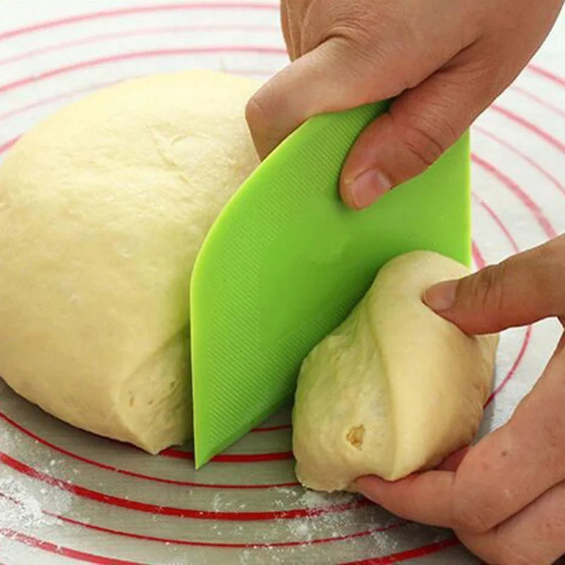 Plastic Dough Weight Cutter Cookie Fondant Bread Pizza Tools Spatula for Cake Butter Scraper Pastry and Bakery Kitchen Utensils Peaceful Pleasures Health and Wellness