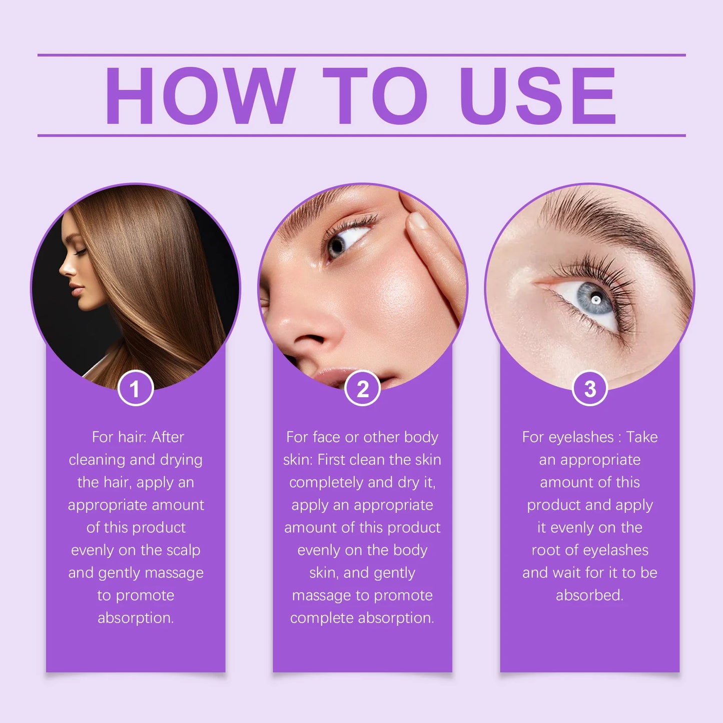 WIYUN Lavender Essential Oil – Hair, Skin & Eyelash Serum 10ml