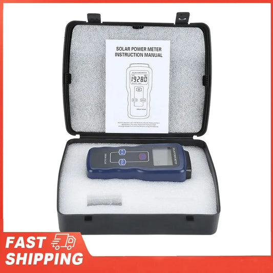 SM206 Digital Solar Power Meter Sun Light Radiation Measuring Testing Peaceful Pleasures Health and Wellness