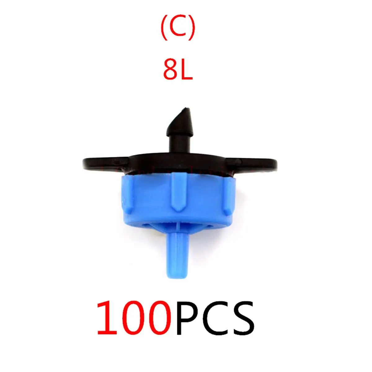 Pressure Compensating Drip Emitters 2L 4L 8L – 100 Pack