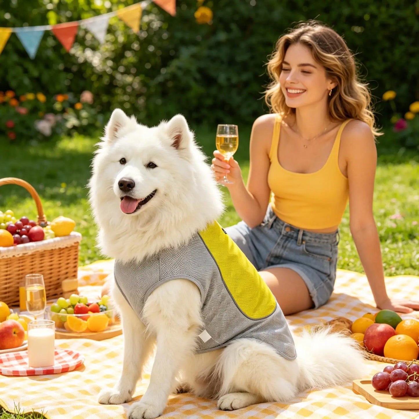 Cooling Dog Vest Comfortable Fit Breathable With Ice Bag Pocket Dog Cooling Jacket For Beach Play Walking Picnic Park Outing Peaceful Pleasures Health and Wellness