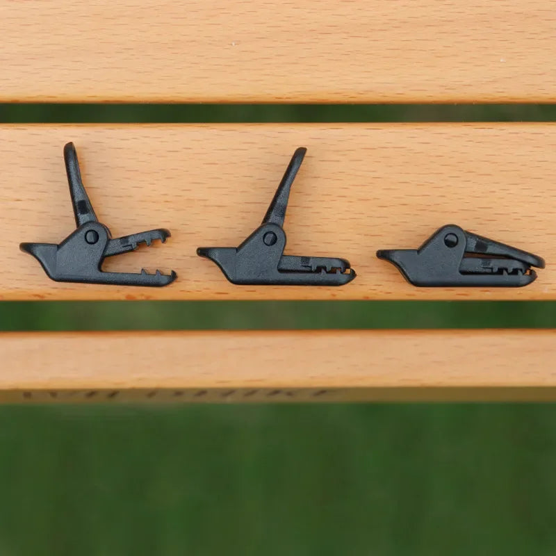 10/20/30Pcs Plastic Tent Tarp Clips Heavy Duty Lock Grip Clamps Canvas Tighten Tools Awning Tarp fixed Clips for Outdoor Camping Peaceful Pleasures Health and Wellness