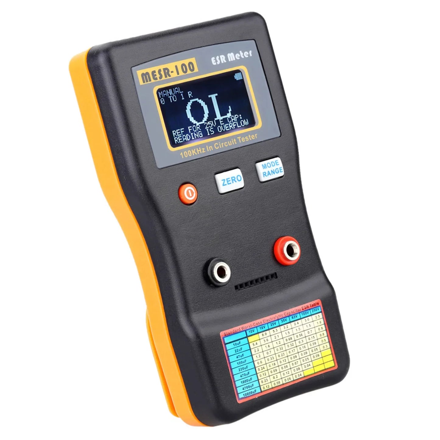 MESR-100 Capacitance Ohm Meter Professional Measuring Internal