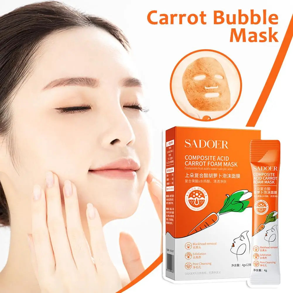 Anthocyanin Bubble Mask – Blackhead Removal & Pore Minimizer 12pc