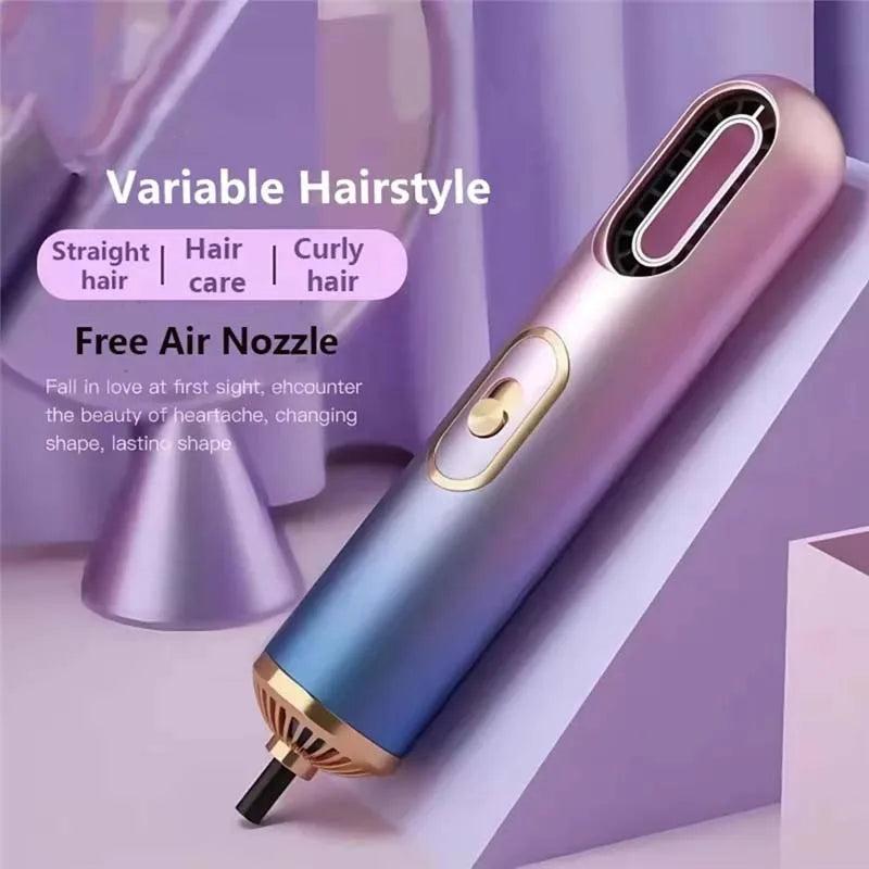 High Power Small Hair Dryer Professional Salon Equipment NTC Multi Functional Portable Mini Hair Dryer with 3 Nozzles Peaceful Pleasures Health and Wellness
