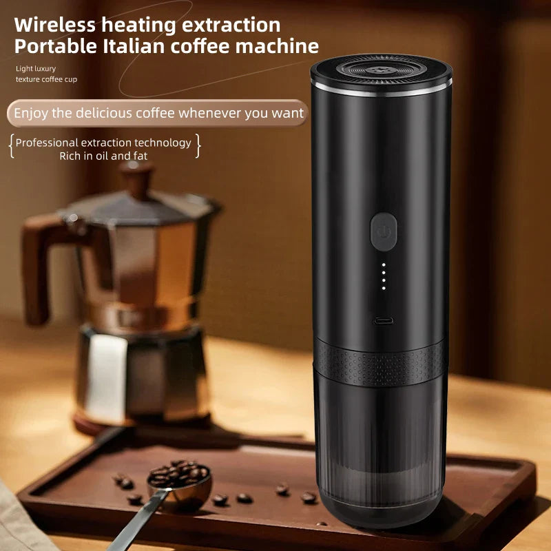 Portable USB Rechargeable Coffee Grinder & Brewing Machine