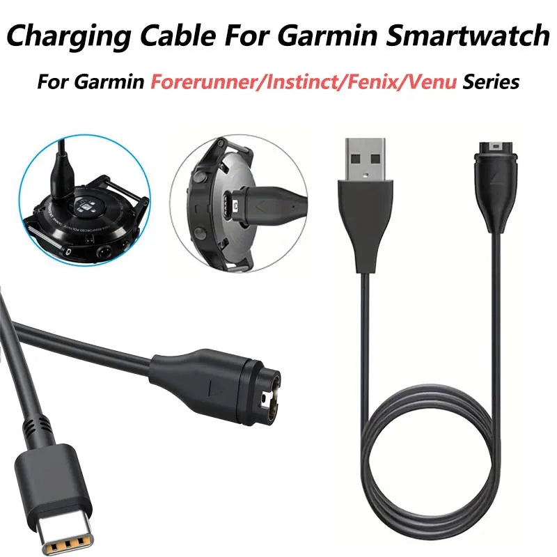 Garmin Approach S10 S12 S40 S42 S60 S62 S70 Charger Cable Peaceful Pleasures Health and Wellness