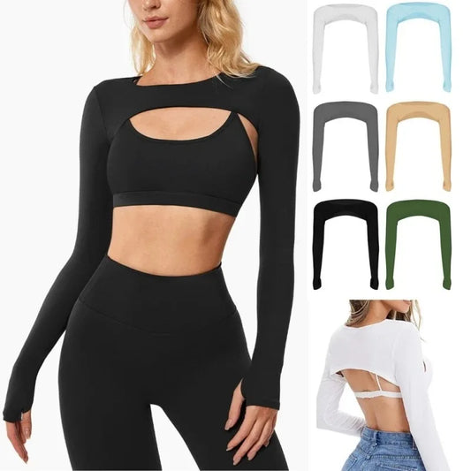 Women's UPF 50+ Ice Silk Sun Protection Shawl Arm Sleeves Sun Protection Sleeves Peaceful Pleasures Health and Wellness