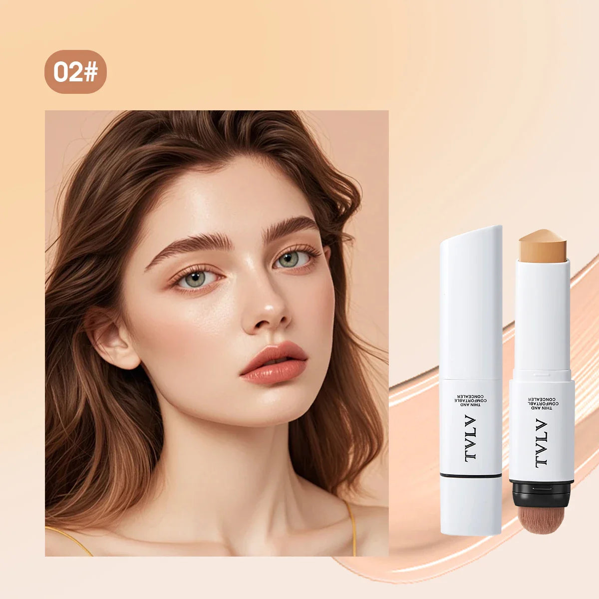 Double-Ended Cream Concealer – Full Coverage Natural Finish