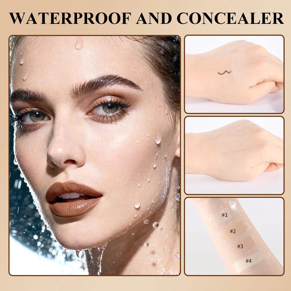 Airbrush Spray Foundation 2pcs – Matte Full Coverage 70ml