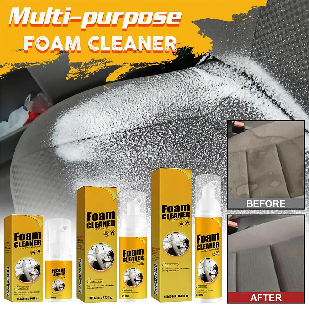 Car Interior Foam Cleaner Spray – Seats, Dashboard & More