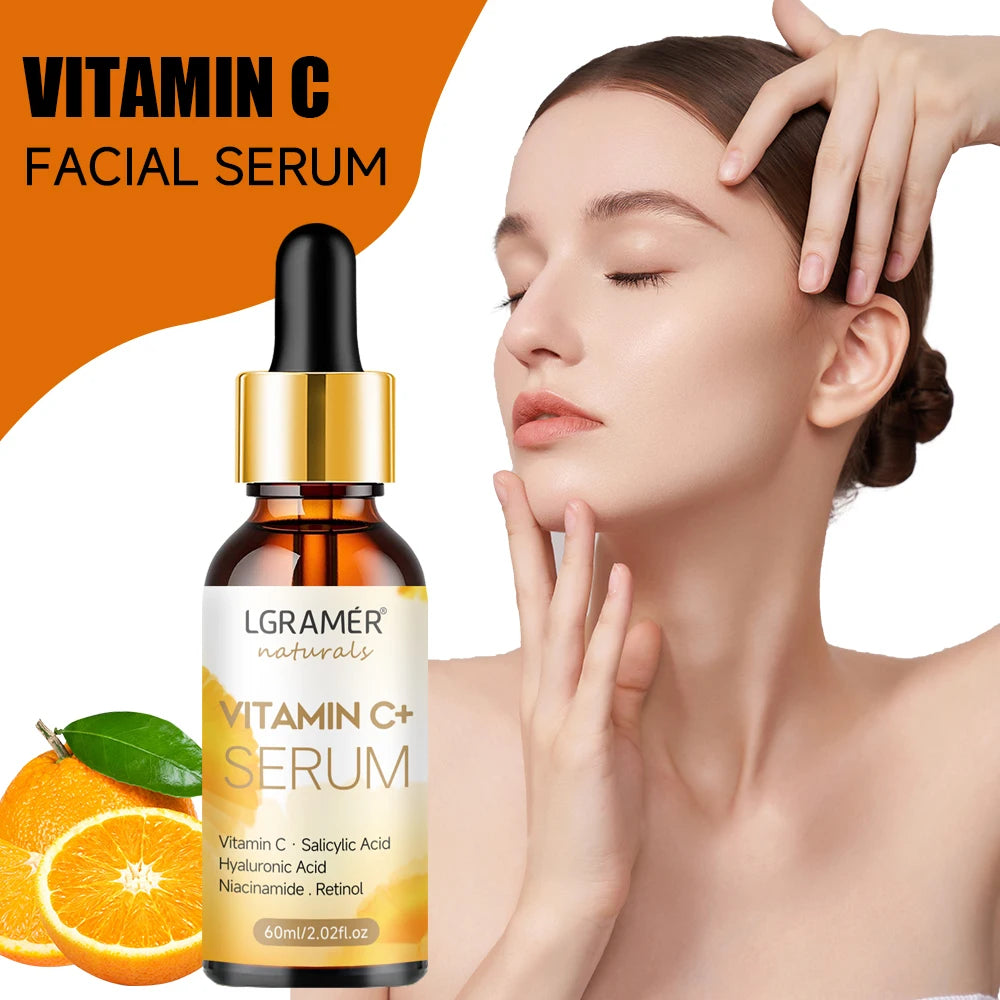 Vitamin C, Hyaluronic Acid & Retinol Facial Serum – All Skin Types Peaceful Pleasures Health and Wellness