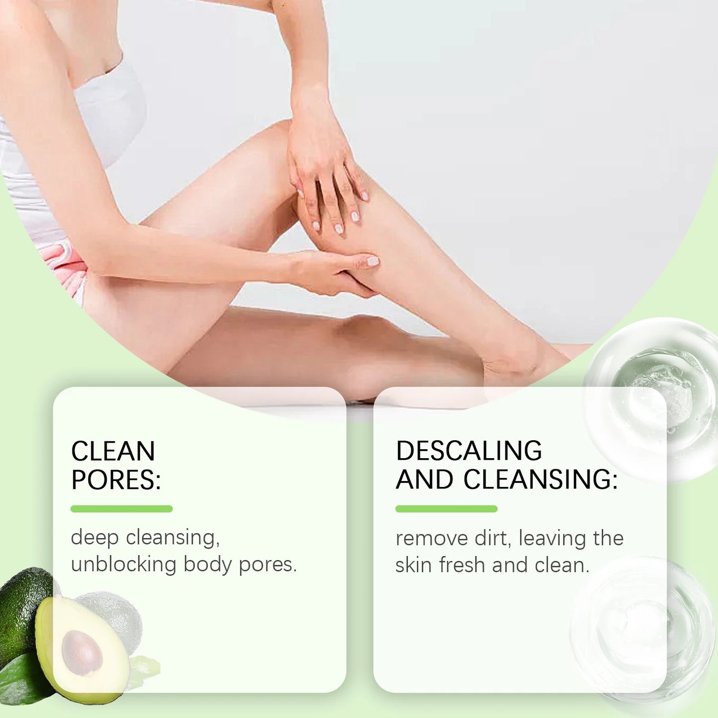 Matcha Body Scrub – Exfoliating Pore Cleanser & Skin Smoother