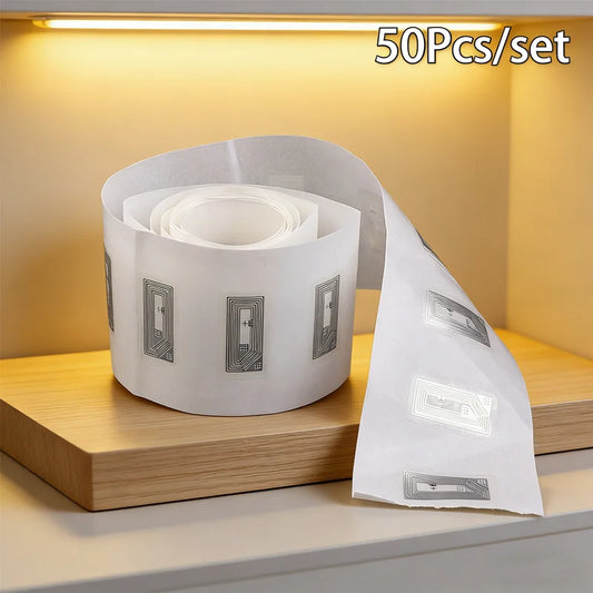 50-Pack Ntag213 NFC Tags Stickers 13.56MHz | DIY & Tracking NFC Sticker Tags Peaceful Pleasures Health and Wellness