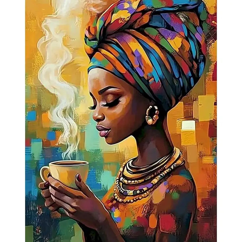 Paint by Numbers Woman Figure Kit – 60x75cm Canvas DIY Art Paint by Numbers Kit Peaceful Pleasures Health and Wellness 111-3 40x60cm Unframed