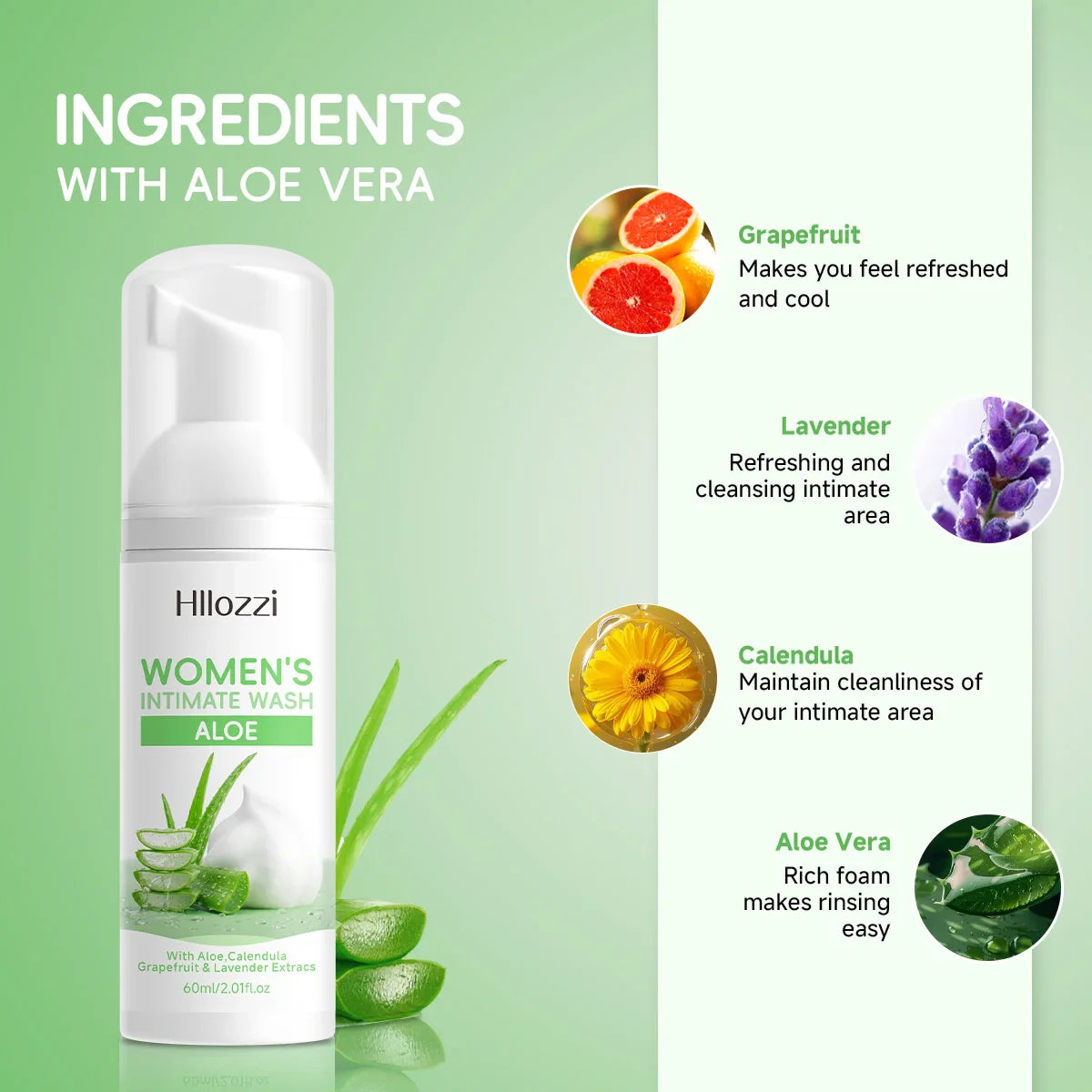 Women's Aloe Intimate Wash – Gentle, Fresh & pH-Balanced