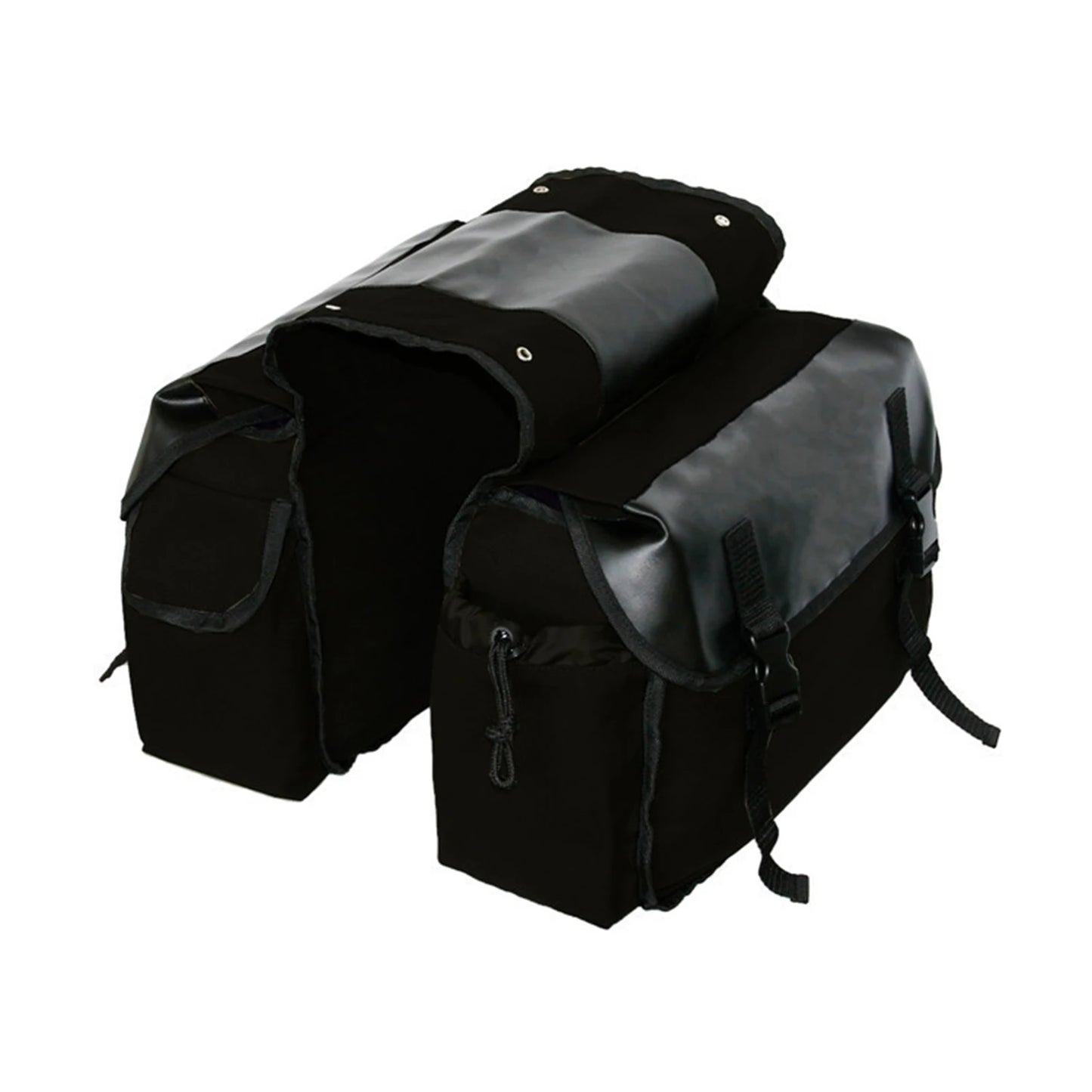 Motorcycle Canvas Saddle Bag – Large Capacity Waterproof Panniers