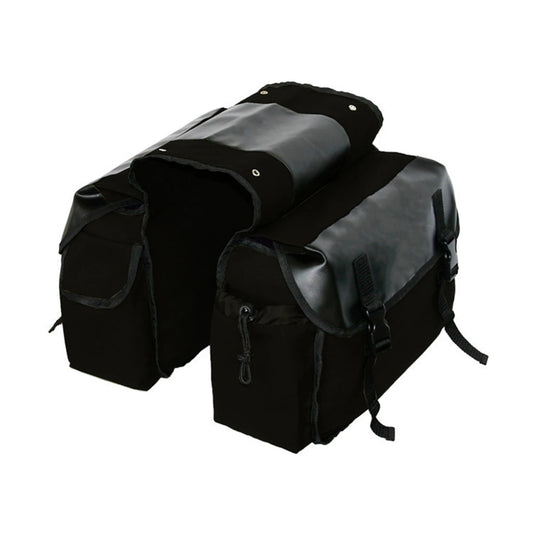 Motorcycle Canvas Saddle Bag – Large Capacity Waterproof Panniers Motorcycle Saddle Bag Peaceful Pleasures Health and Wellness