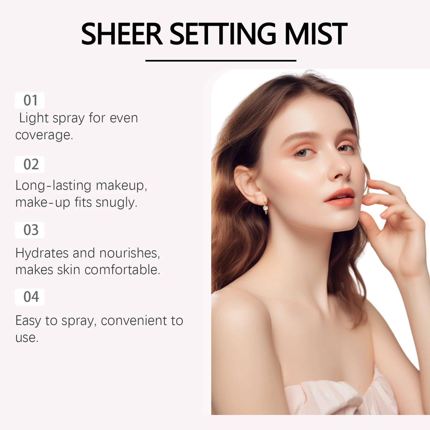 SPF 50+ Setting Spray – Matte Finish & Oil Control Sunscreen