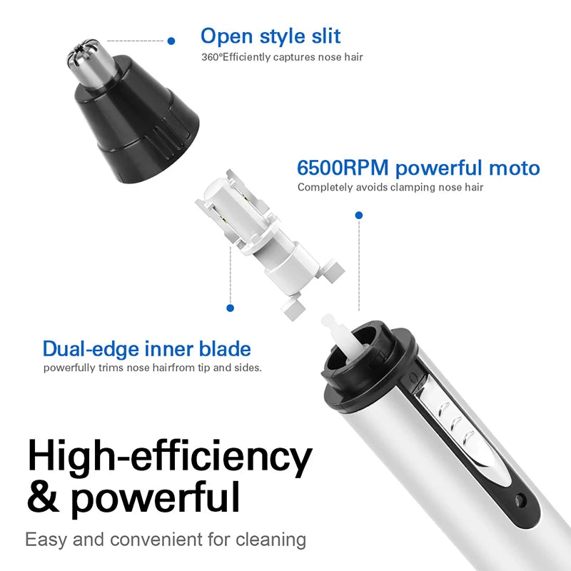 Professional High Quality Advanced Shaving System 4 in 1 Rechargeable Shaver Hair Clipper Nose Trimmer Eyebrow Trimmer Peaceful Pleasures Health and Wellness