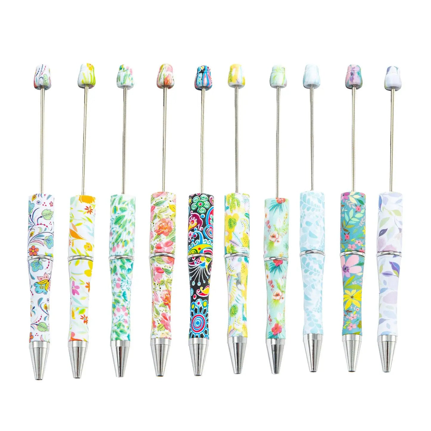 10-Pack Beadable Ballpoint Pens – DIY Bead Pens for Writing