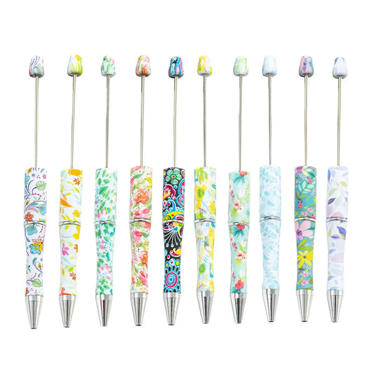 10-Pack Beadable Ballpoint Pens – DIY Bead Pens for Writing Beadable Ballpoint Pens Peaceful Pleasures Health and Wellness Default Title