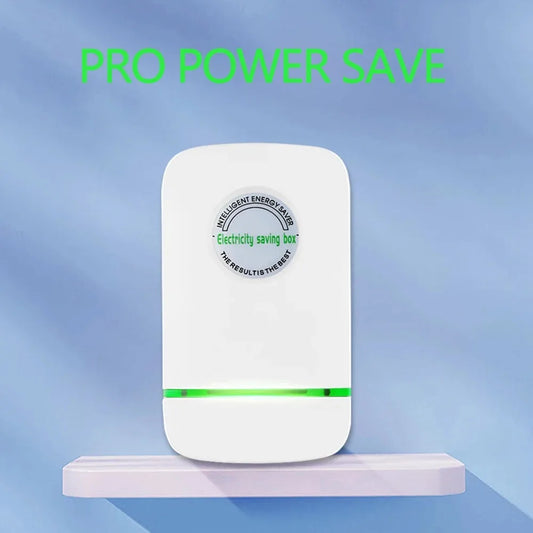 Power Saver Stable Voltage Electricity Saving Box 90V-250V EU Plug For Home Office Lower Energy Costs Peaceful Pleasures Health and Wellness White EU